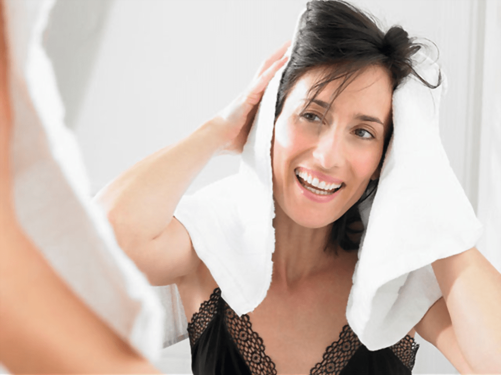 excessive toweling is the main cause of damaged hair